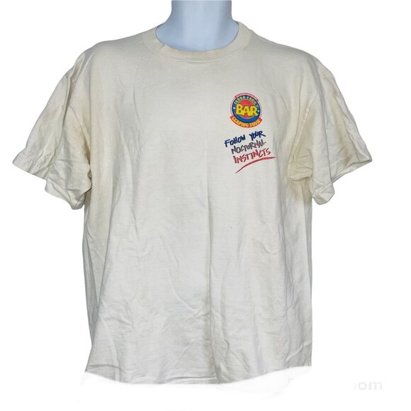 Vintage 90s I Survived Senor Frogs Bar Tour Mens L T-Shirt White - Picture 2 of 11